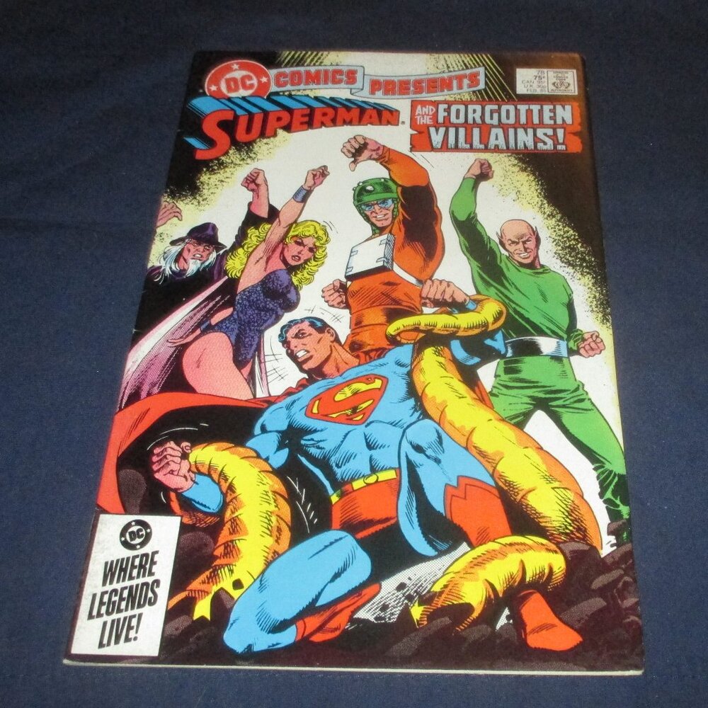 DC Comics Presents #78 Superman & the Forgotten Villains (DC Comics, 1985)